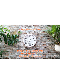 Đồng hồ Treo Tường Cao cấp KIM TRÔI EASTAR Tròn 31cm - Số Nổi 3D - Tặng Pin Maxell - BH 1 Năm