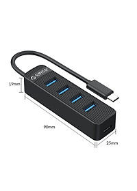 Hub Type C ra 4 cổng USB 3.0 Orico TWC3-4A - Hàng Chính Hãng