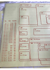 XẤP NHÃN DÁN, GHI CHÚ, GHI TÊN DECAL NO.99