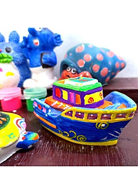 Bộ tô tượng cho bé 10 con gồm hộp, khay, màu, cọ vẽ