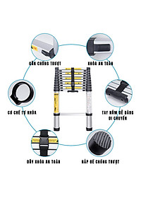 Thang nhôm rút gọn NIKITA - Nhiều kích thước lựa chọn