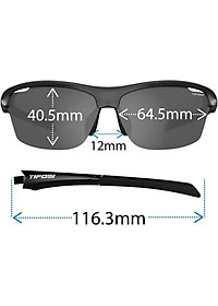 Kính mát thể thao Unisex Tifosi Intense -  Gọng Iron, Tròng GT