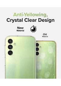 Ốp lưng silicon dẻo cho Samsung Galaxy A14 4G / 5G hiệu Ultra Thin trong suốt mỏng 0.6mm độ trong tuyệt đối chống trầy xước - Hàng nhập khẩu