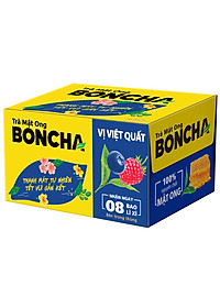 Thùng 24 Chai Trà Mật Ong vị Việt Quất BONCHA 450ml bao bì Tết