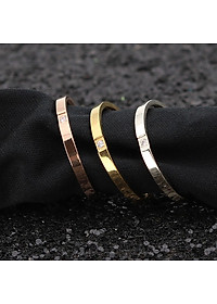 Nhẫn Nữ Đính1 Viên Đá Chìm Chất Liệu Thép Titan Ko Rỉ Ko Dị Ứng TT 0411