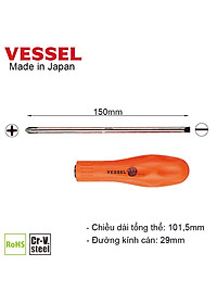 Tô vít FAMIDORA No.TD-410 đổi đầu, thương hiệu Vessel (Nhật Bản)