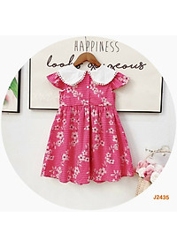 Đầm váy hoa mùa hè cho bé gái đi chơi đi học mát từ 12-35kg hàng thiết kế cao cấp
