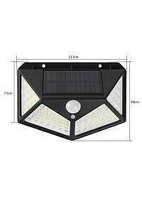  ĐÈN CẢM ỨNG NĂNG LƯỢNG MẶT TRỜI 100 BÓNG