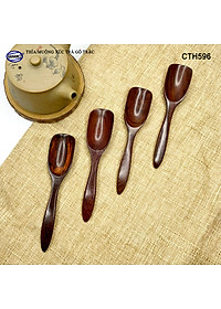 Muỗng Thìa Xúc Trà Gỗ Trắc Cao Cấp Dụng Cụ Trang Trí - CTH596