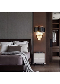 Đèn gắn tường ANGAR pha lê 3 tầng sang trọng trang trí nội thất hiện đại - (103).