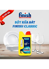 Bột rửa bát Finish các loại 1kg, 1.2kg, 2.2kg kg dùng cho Máy rửa bát chén