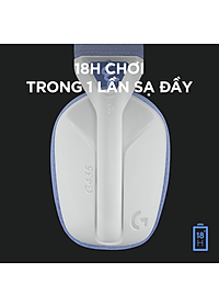 Tai nghe game không dây Bluetooth và Lighspeed Logitech G435 – Mic ảo tích hợp, nhẹ, tương thích PC, Điện thoại, PS4, PS5 - Hàng chính hãng