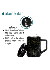 [Elemental chính hãng - Thương hiệu Mỹ] Cốc giữ nhiệt Elemental Summit 470ml, giữ nhiệt vượt trội, an toàn sức khỏe, inox 304, giá siêu hot