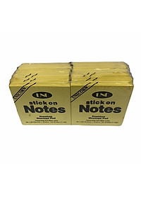 Lốc 12 xấp Giấy note vàng 3x3 UNC 7,6cmx7,6cm