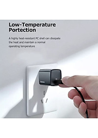 Củ Sạc Nhanh Baseus 20W USB C Hỗ Trợ Sạc Nhanh Type C PD Cho iPhone - Công Nghệ PD 3.0 QC 3.0 - Hàng Chính Hãng