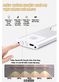 Đèn LED Trang Trí Cảm Biến Chuyển Động Hồng Ngoại KUNBE Đèn Mắt Mèo Decor Với Ánh Sáng 3 Màu, Hiệu Ứng Độc Đáo, Nhiều Kích Cỡ Phù Hợp Trang Trí Tủ Đồ, Nhà Bếp, Phòng Ngủ, Phòng Khách