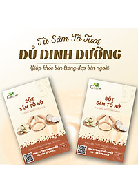 Bột sâm tố nữ nguyên chất Goce - 120g (12 gói x 10g)