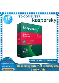 Bản quyền phần mềm dùng cho máy tính Kaspersky Internet Security cho 3 máy tính (KL1867MUAFS) – Hàng chính hãng
