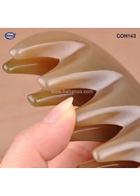 Lược sừng răng thưa thần thánh - COH143 (Size: S - 9cm) Massage đầu giúp lưu thông máu đả thông kinh mạch