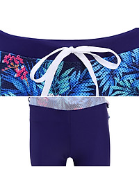 Đồ bơi nữ dài tay, chân váy may liền quần sooc đùi kín đáo, size từ 43 đến 68kg, chất thun bơi cao cấp dày đẹp | KT025