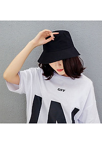 Mũ rộng vành trơn đơn giản dễ phối đồ, vành rộng chống nắng, chất liệu vải mềm mại, thoải mái - Hạnh Dương