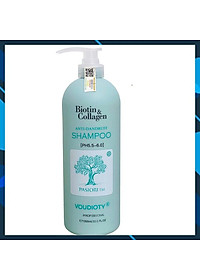 DẦU GỘI VOUDIOTY ANTI-DANDRUFF BIOTIN & COLLAGEN XANH BIỂN MỀM MƯỢT NGĂN GÃY RỤNG CHO TÓC GÀU NGỨA 1000ML (NEW 2021)
