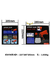 Máy Phun Sơn Cầm Tay SPRAY - JH09 - Dùng điện 220V - Công suất 600W - Bình 1lLít 