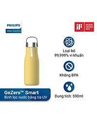 Bình giữ nhiệt thông minh UV Led Philips AWP2788YL/74 - Vàng