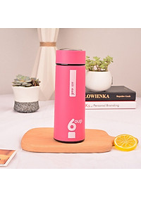 Bình Giữ Nhiệt 6 Oup Lỗi Thuỷ Tinh Nắp Inox - Bình Giữ Nhiệt 450ml Giao Màu Ngẫu Nhiên
