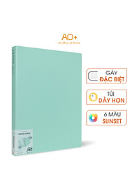 Bìa Lá A4 Switch ON AO+, Túi Dày 0.06 mm (20 Lá/ 40 Lá)