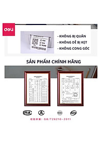 Giấy Decal Nhiệt In Nhãn, Minicode, Đơn Hàng TMĐT Deli -  Cuộn 325 Tờ 10x15cm - Dùng Cho Bill, Mã Vạch, Hóa Đơn, Livestream, Kinh Doanh Online - Không Phai Mực - Hàng Chính Hãng - 12308