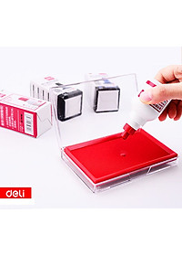 Mực dấu 40ml Deli, Đỏ - E9874