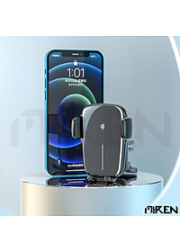 Giá Đỡ Điện Thoại Ô Tô Xe Hơi Cảm Ứng - Hỗ Trợ Sạc Không Dây Qi – Xoay Chuyển Góc Độ Ngang Dọc Kẹp Cánh Điều Hòa Hoặc Dùng Đế Hít Kèm Theo – Hàng Chính Hãng