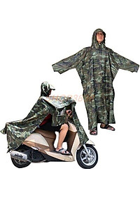 Áo đi mưa người lớn cánh dơi ( xẻ tà ), vải dù, dày chống thấm ,màu rằn ri phong cách ,hiện đại ,mạnh mẽ ,cho cả nam và nữ 