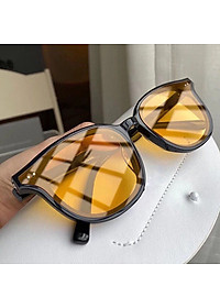 Kính Mát Unisex Nam Nữ Thời Trang Dáng Tròn Ulzzang Phong Cách Retro