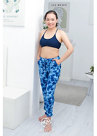 Áo bikini đa năng Gym-to-swim LMcation Krista - Xanh Đen