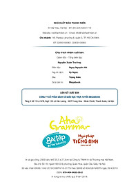 Sách Aha Grammar Bài Tập Bổ Trợ Toàn Diện Ngữ Pháp Tiếng Anh Lớp 4 Theo Chủ Đề