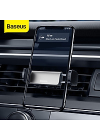 Giá Đỡ Điện Thoại Ô Tô Gắn Cửa Gió Baseus Nhỏ Gọn Xoay 360 Độ Phù Hợp Kích Thước 4.7-6.5 Inch - Hàng Chính Hãng