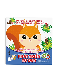 Combo 3 cuốn: Miếng dán Thông minh cho bé Phát triển tư duy IQ - My First Sticker Book