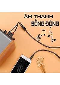 Ugreen UG10511AV102TK 1.5M màu Đen Cáp âm thanh 2 đầu Bông sen sang 3.5mm dương - HÀNG CHÍNH HÃNG