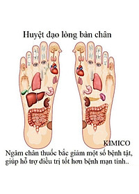 Hộp  cao dán 50 miếng dán thải độc chân ngải cứu thải các chất độc qua gan bàn chân 