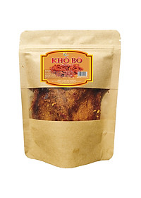 THỊT BÒ KHÔ MIẾNG MỀM ĐẶC BIỆT THƠM NGON HIỆU SK FOOD - TÚI ZIP 150G SANG TRỌNG