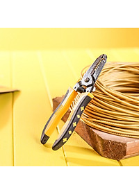 Kìm Tuốt Dây Điện Đa Năng Deli Cao Cấp Chính Hãng 0,6-2,6mm - Tay Cầm Chống Trơn Trượt - Sử Dụng Nhiều Mục Đích EDL2607