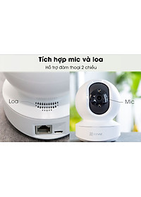 Camera IP Wifi Trong Nhà Ezviz TY1 2MP Quay Quét 360 độ, Đàm Thoại 2 Chiều - Hàng chính hãng