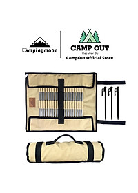 Đồ cắm trại túi đựng cọc lều campoutvn campingmoon campoutvn du lịch dã ngoại glamping sang trọng vải dày gấp gọn tiện lợi A254