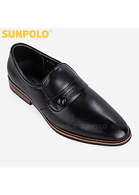 Giày Nam, Giày Tây Nam Da Bò SUNPOLO SPH428 (Đen, Nâu)