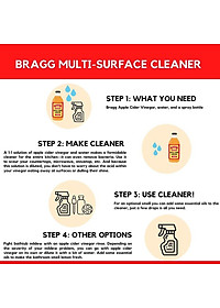 Giấm Táo Hữu Cơ Bragg Organic Apple Cider Vinegar 946ml