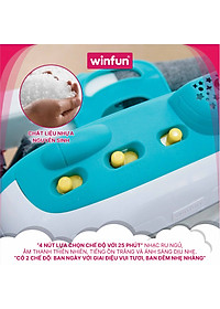 Đèn ngủ 3 chức năng, 2 chế độ nhạc - ru ngủ cho bé  từ 0 tháng tuổi Winfun 720000-NL