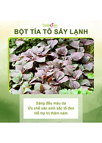 Bột Tía Tô sấy lạnh Dalahouse - Bổ phế phối, An thai, hỗ trợ giảm các triệu chứng cảm, ho, đau họng. Hỗ trợ điều trị GUT, đẹp da, trắng da
