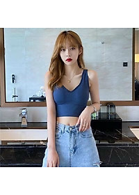 Sét 2 Bra, Áo Tập Gym, Yoga, Thể Thao Cho Nữ Chất Liệu Cotton Mềm Mại, Thấm Hút Mồ Hôi (Giao màu ngẫu nhiên)